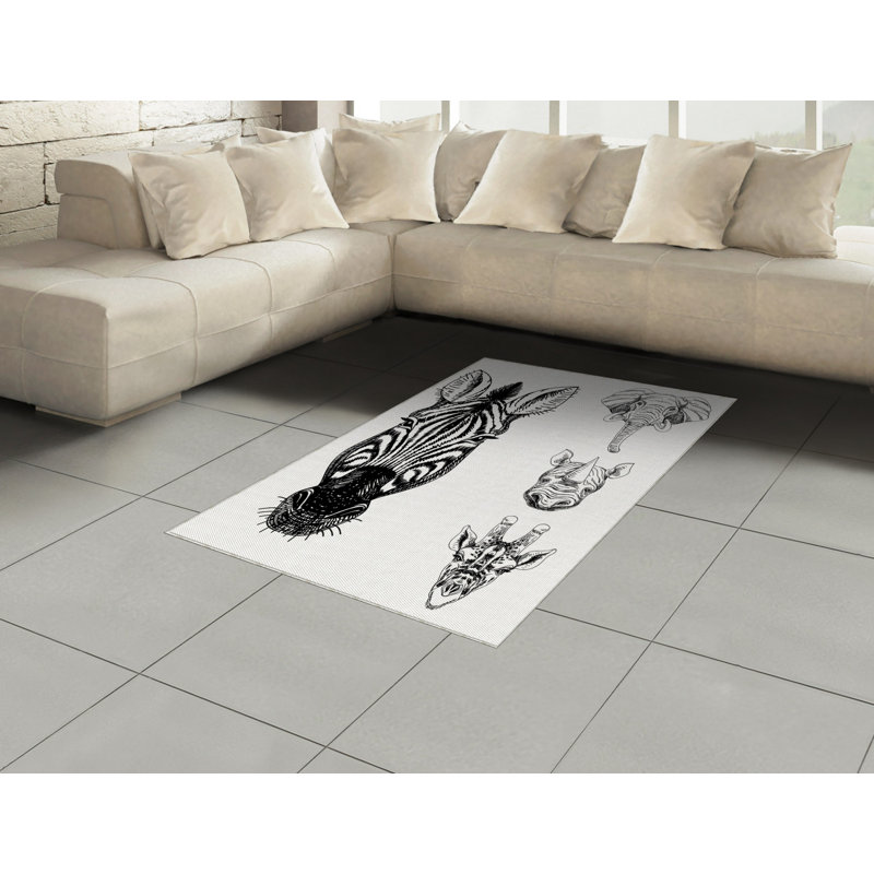 Hans Hand Woven Area Rug, Rectangle 120 x 180cm