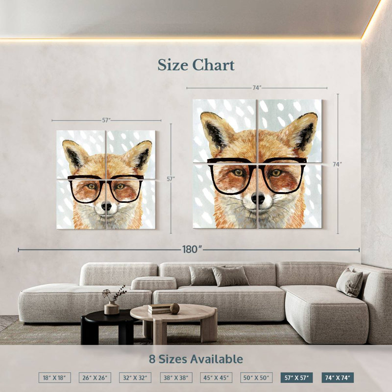 Brampt Four-Eyed Forester I, 74" H x 74" W