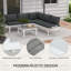 Neythan Metal 5 - Person Seating Group with Cushions