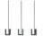 Bert 9 - Light Black Kitchen Island Pendant