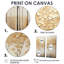 Minimalisme Golden Trees Harmony - Décoration murale grand arbres-114708706-114708707-114708709