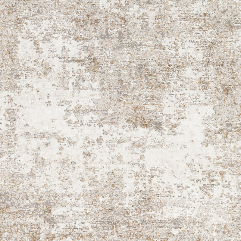 Tapis beige rectangulaire en polyester tissé à la machine Lemaire, Rectangle 9 pi 2 po x 12 pi
