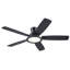 Ventilateur de plafond encastré moderne de 52 po avec lumières et télécommande, réversible et 5 pales à double face-1012272276