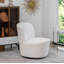Fauteuil demi-tonneau pivotant Stevie-893427906