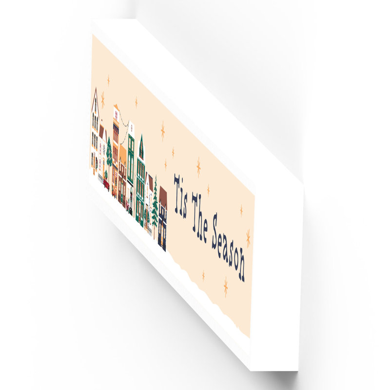Xmas Tis the Season Wooden Memento Block