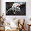 Animal "Peinture murale chat siamois"-101780259