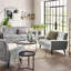 Bostrom 3 Seater Linen Sofa-105704668-105704669