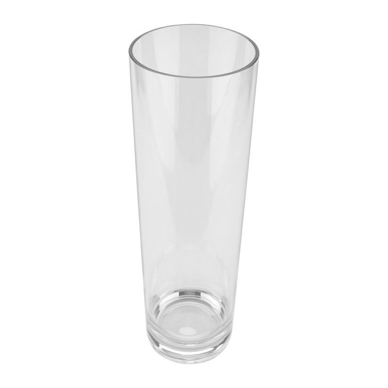 Vase à fleurs incassable pour centre de table, H 19,75 po x l 5,25 po x P 5,25 po