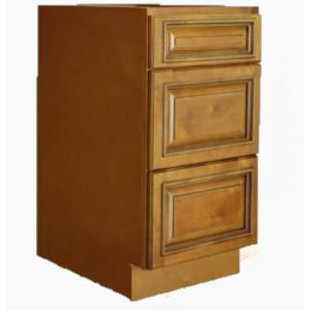 18" W Ready-to-Assemble 3-Drawers Single Bathroom Vanity Base Only