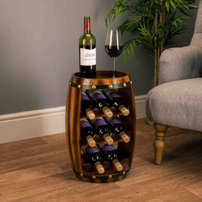 Moyock Wine Bottle Rack Brown