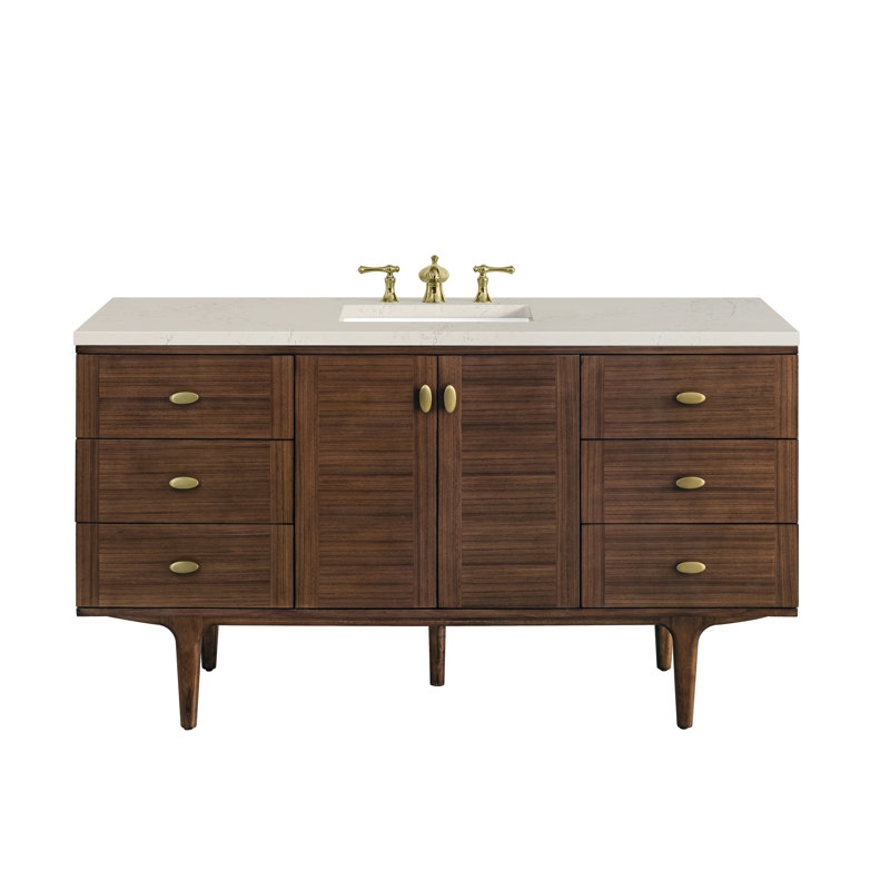 Amberly 60'' W Single Vanity, Siberian