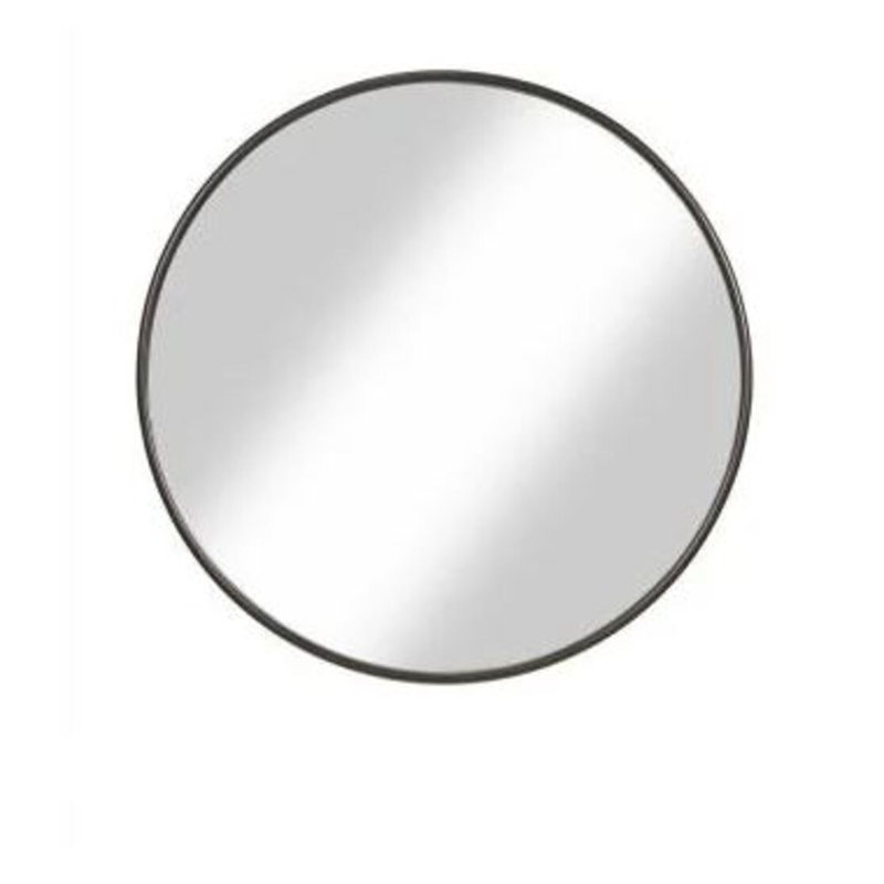 Miroir Evans, 32" x 32", Noir