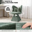 Chaise d'appoint pivotante avec dossier papillon-1572469633