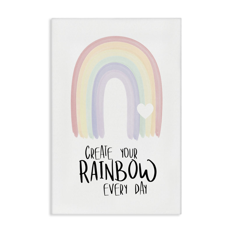 Créez votre art mural Rainbow par Martina Pavlova, H 24 po x l 16 po