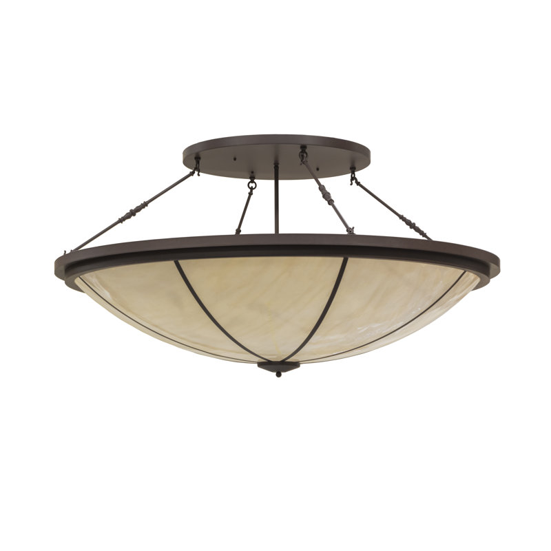 Plafonnier semi-encastré 8 lumières 72 "Commerce