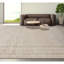 Hand-Knotted High-Quality Cream and Cream Area Rug