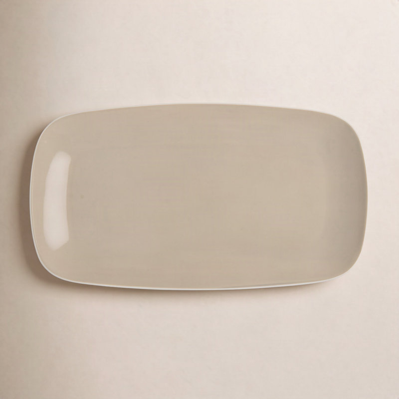 Nambe Pop Soft Rec Platter, Slate