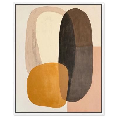 «Burnt Ochre Orbit», toile par Art Remedy