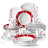 Ashburton 30 Piece Porcelain China Dinnerware Set - Service for 6