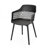 Azalea Outdoor Chair - Weather , Stable Structure, Modern Outlook, Black Polypropylene, 23.67In Depth, 21.65In Width, 33.59In Height, 12.39Lb Weight To Weather, Construction, Elegant Lines, D, W, H,