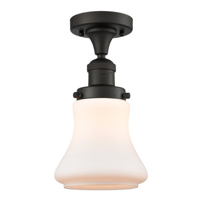 Plafonnier semi-encastré à 1 lumière Edda