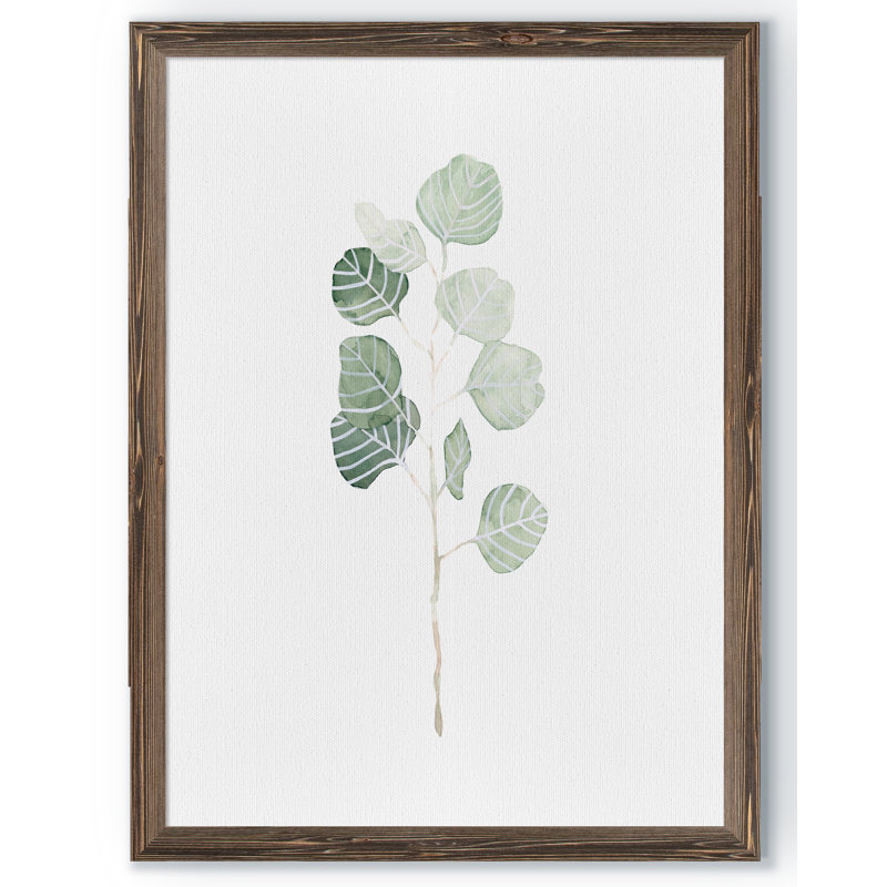 « mou eucalyptus branch i » par paul cezanne-cadre photo, reproduction d’art, H 24 po x l 18 po x P 1,25 po, Pas de tapis