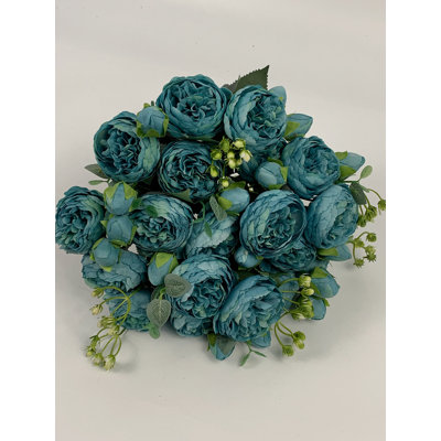 4 Bundles Peonies Artificial Flowers Silk Fake Flowers Bouquets For Home Wedding Decoration Table Centerpiece Party Bridal Floral Arrangements