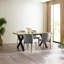 82cm H Upholstered Side Chair in Grey-115921967