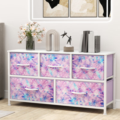 Kathiria 39.4"W 5 Drawer Small Dresser