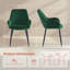 Comfortable Velvet Round Seat Upholstered Armchair for Dining Room, Bar, Restaurant or Hotel-976227492