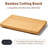 Cutting Board Compatible With Mini Smart Oven, Countertop Oven Accessory With Heat-Resistant Non-Slip Silicone Feet To Create Storage Space And Protect Cabinets