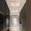 Lustre moderne semi-encastré en verre 20 "-144617996