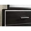 Table de chevet gris chaud, fabrication en bois massif, garniture, table de chevet de style moderne, gris, bois