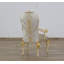 Chaise avec accoudoirs en cuir Saltford-246413784