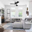 Barcadero 44" LED Ceiling Fan with Pull Chain and Light Kit Included-54878069