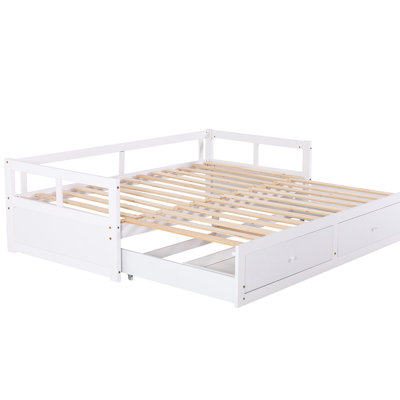 Adalgisa Solid Wood Daybed with Trundle