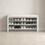 Banc d'entrée pour chaussures avec tablettes réglables-876439599