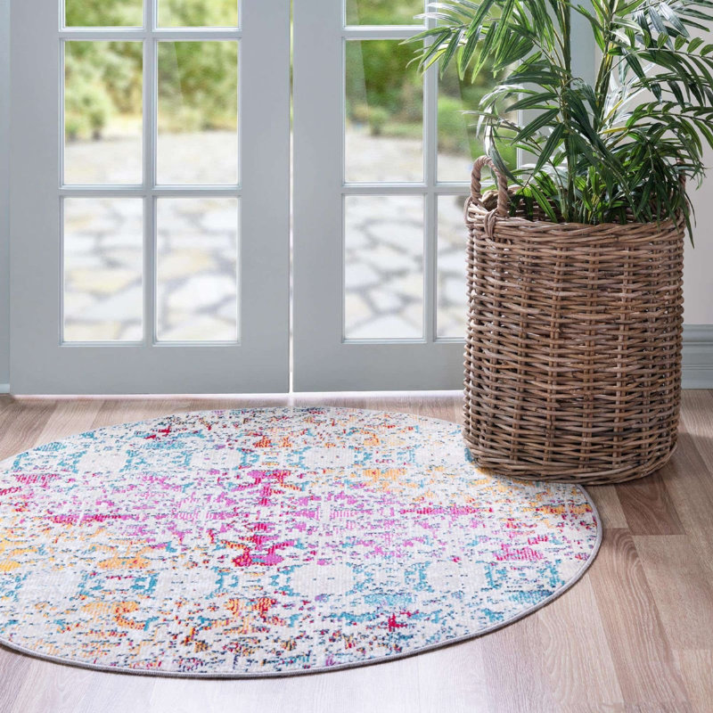 Abstract Indoor Rug, Rectangle 8' x 10'