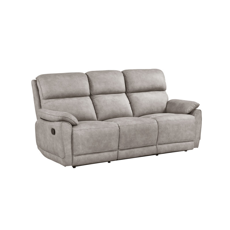 Canapé double inclinable, taupe, L 79 po