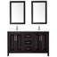 Daria 72" Double Bathroom Vanity Set with Mirror-388993179-388993189-361335279