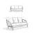 Outdoor Sofa - Sand Drift