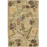 Floral Area Rug in Green/Yellow