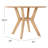 42“ Solid Wood Round Dining Table-437376670