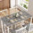 5-Piece Rectangular Dining Table Set With 4 Upholstered Chairs-29272529