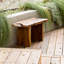 Petit banc de jardin en pique-nique Elisabetta
