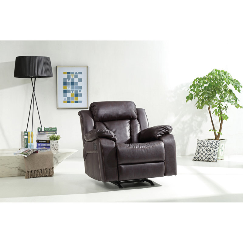 Fauteuil inclinable berçant Cozy, Marron foncé