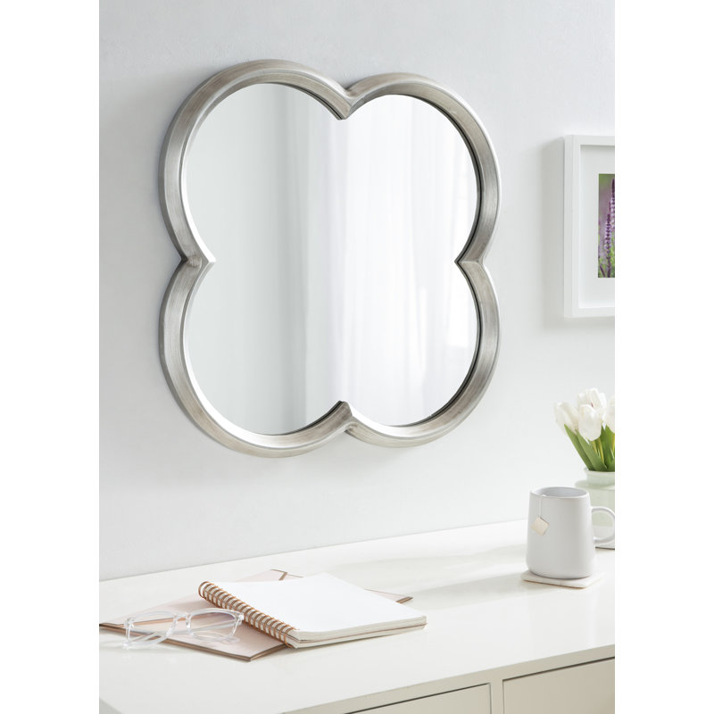 Engineered Wood NA Mirror, Silver