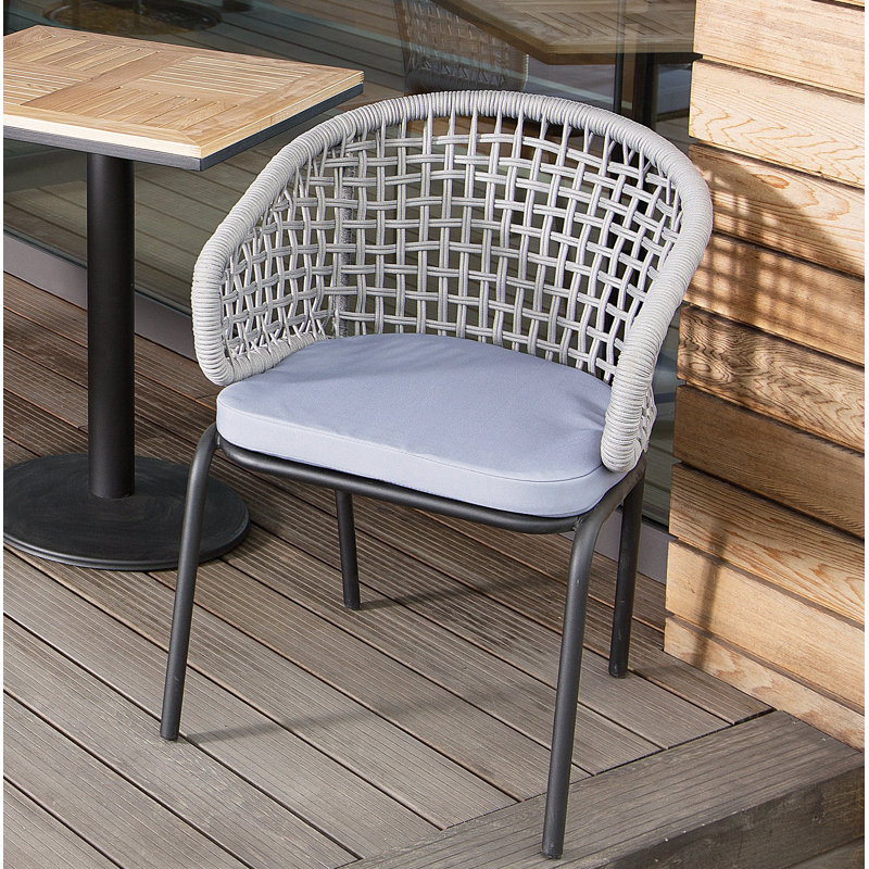 Heredia Patio Dining Armchair with Cushion