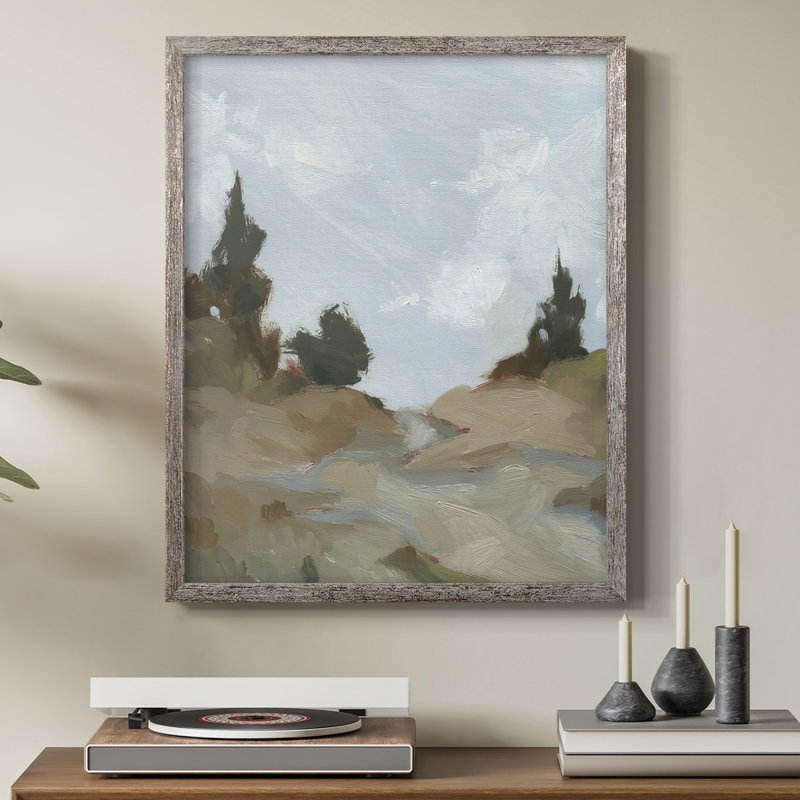 Reproduction d'art encadrée West Trail, H 15 po x l 12 po