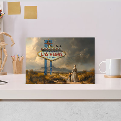 Lost In Vegas Classic Dramatic Vintage Landscape Nature Wall Art Print